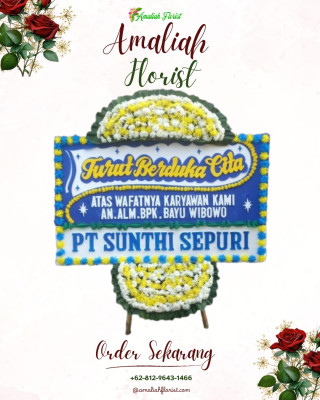 Papan Bunga Duka di Sukamampir