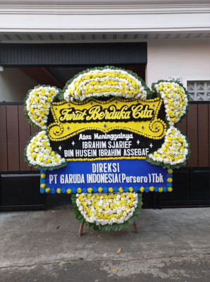 Papan Bunga Duka di Sukamampir