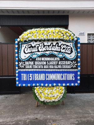 Papan Bunga Duka di Sukamampir